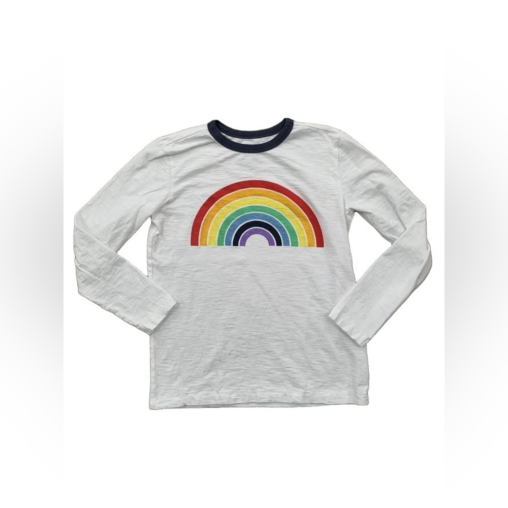 Primary Size 8-9 Rainbow Graphic Long Sleeve Tee